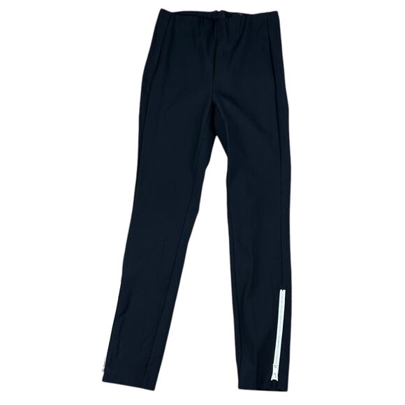 RAG & BONE Simone Ankle Zipper Stretch Trouser Pants Black Women's Size 2 Career - Picture 2 of 8